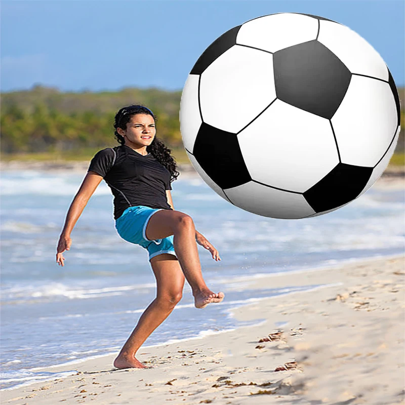 Juegos deportivos al aire libre, balón de fútbol gigante de PVC, pelota de juguete deportiva para césped de otoño, pelota de playa de verano para niños, regalo, pelota de juegos al aire libre