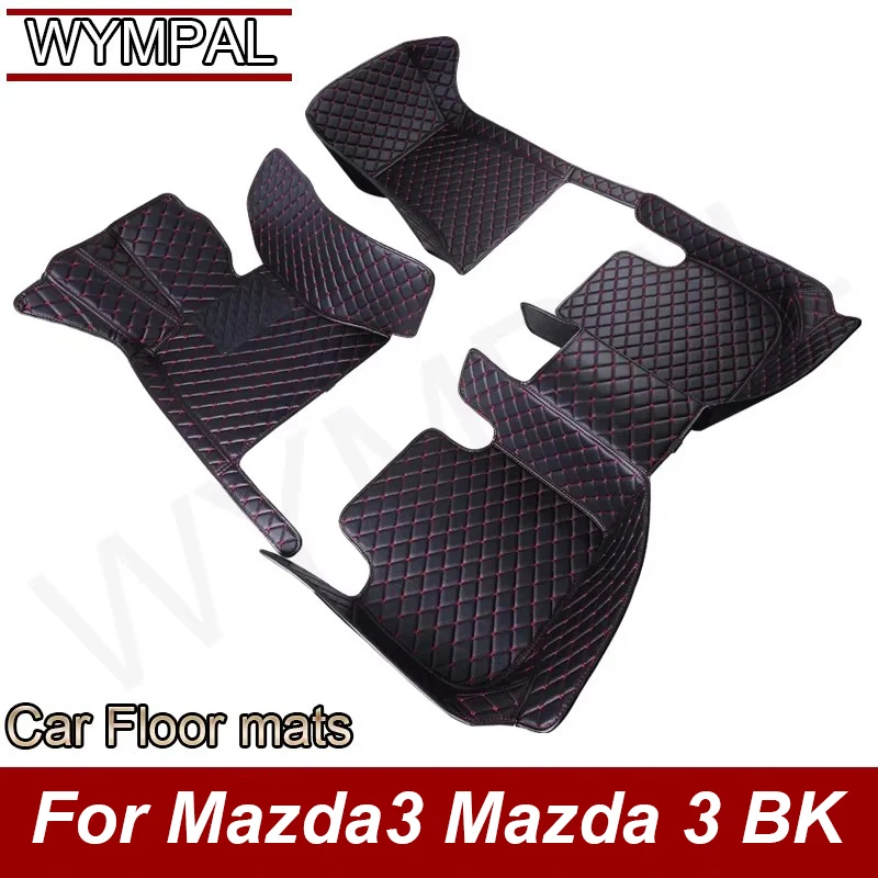 

Автомобильные коврики с левым рулем для Mazda3 Mazda 3 BK 2004 ~ 2009 грязеотталкивающие автомобильные коврики Роскошный ковер Auto Tapetes Para Automovil Автомобильные аксессуары