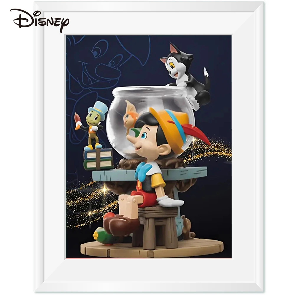 Disney Cross Stitch Kits Pinocchio New Arrivals 11ct 14ct Cartoon Embroidery Fabric Boy Needlework Child Handmade Hobby