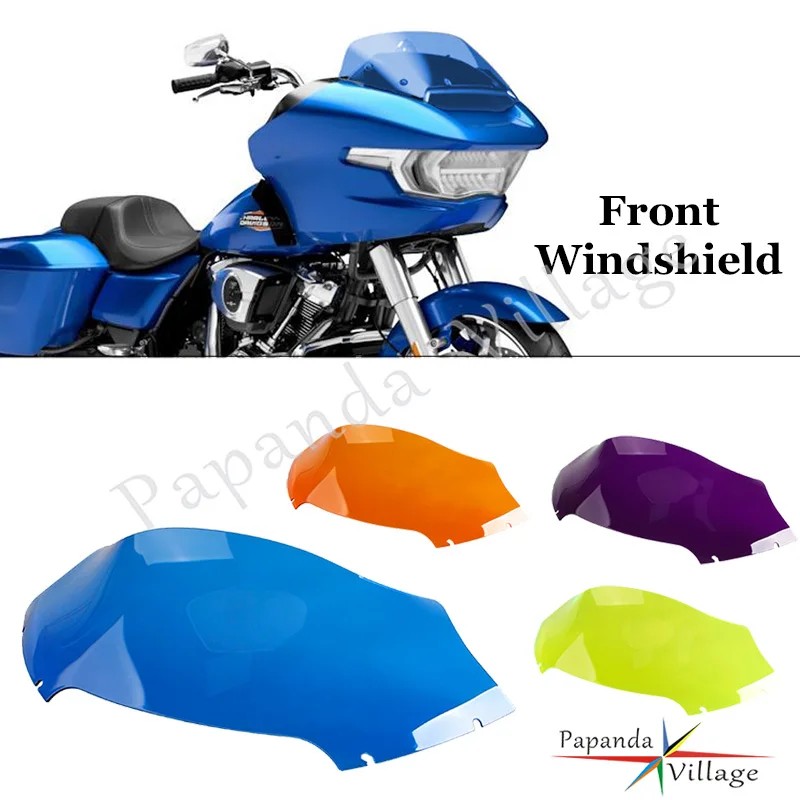 

Motorcycle Accessories PC Front Windshield For Harley Touring Road Glide FLTRX 2015-2023 Durable Windscreen Deflector Cover