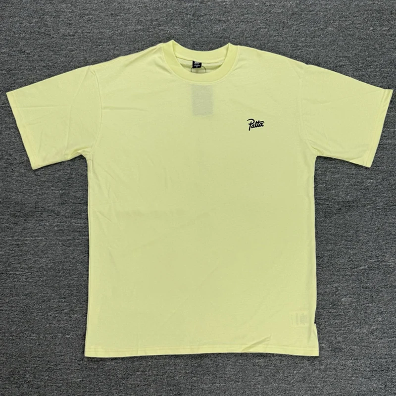 Summer Round Neck Men's Women's Loose Patta Tops New Style High Quality PATTA Short Sleeved T-shirts One Day Ship Out