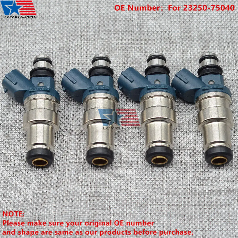 

4x Fuel Injectors For Toyota Tacoma 1995 1996 1997 1998-2000 2.4L 23250-75040 US