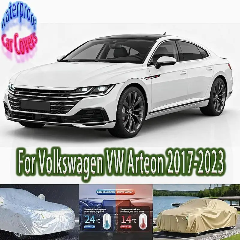 

For Outdoor Protection and Waterproof Full for Volkswagen VW Arteon 2017 2023 Sunshade Dustproof Car Accessories Car Covers