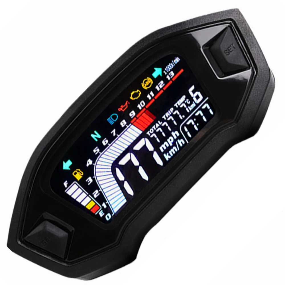 

Motorcycle Modification Accessories Motorcycle LED Speedometer For 1, 2, 4 Cylinder Motorcycles Tachometer Instrument