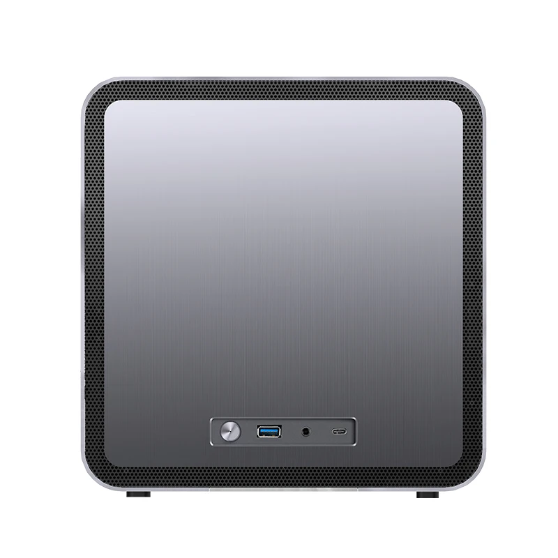 Jonsbo V8-Gehäuse, MINI ITX-Gehäuse, 240 Wassergekühltes Desktop-Mini, herausziehbares Computergehäuse aus Aluminiumgehäuse aus Legierung