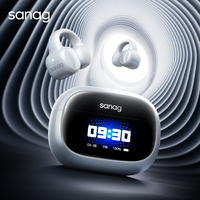 Sanag S3 Pro Smart Screen Bluetooth Earphone Open Ear TWS Earbuds 360 ° Stereo Sound OWS Headphones Earclip Wireless Headset