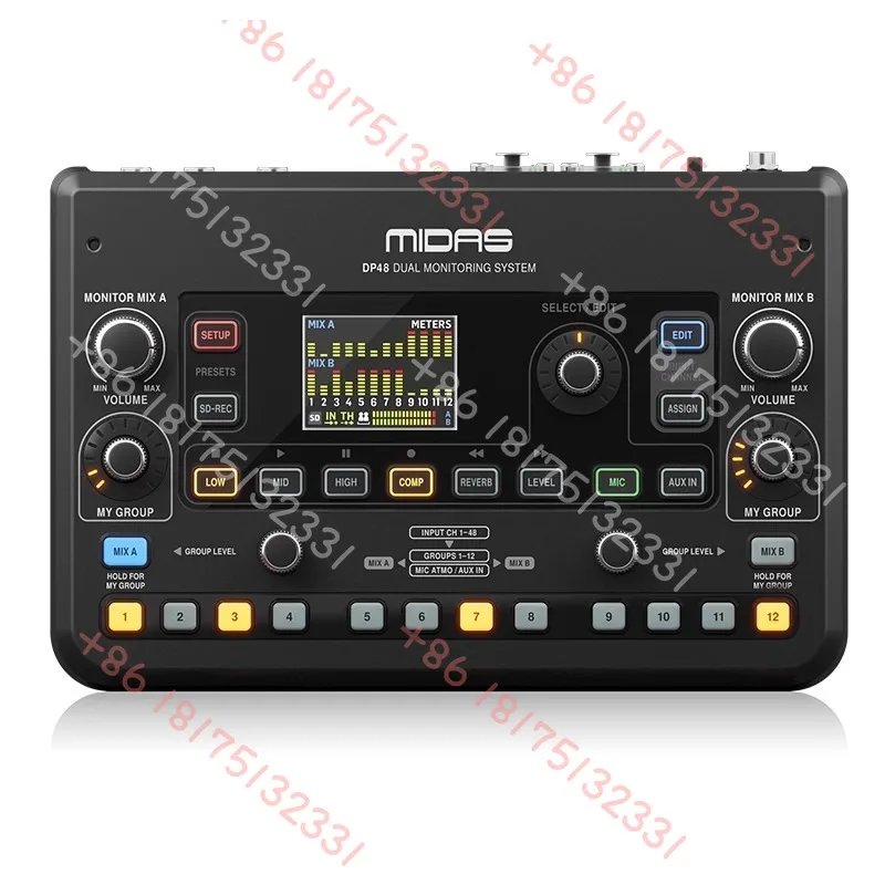 MIDAS/Midas DP48 48-канальный профессиональный микшер для студийной сцены, небольшая микшерная консоль