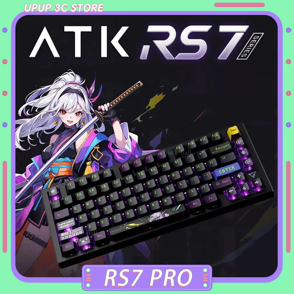 

ATK RS7 PRO Magnetic Switch Gaming Keyboard 8K RGB Smart SPEED X Quick Trigger Custom Mechanical Keyboard Pc Gamer Varolant Gift