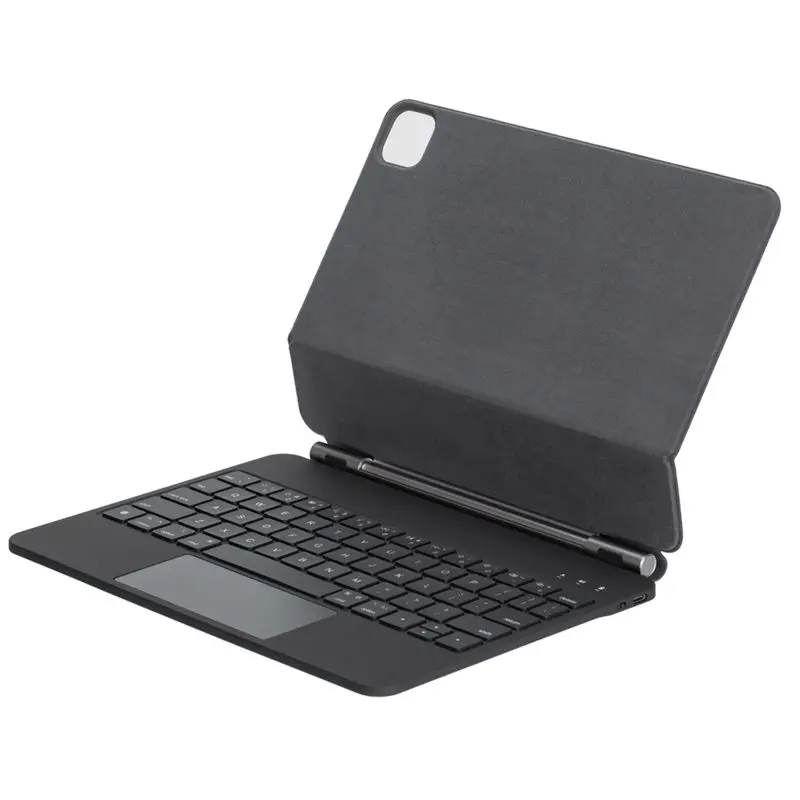 

Клавиатура Magic Keyboard Folio для iPad Pro 2024, беспроводная Bluetooth-клавиатура с магнитной сенсорной панелью-ABIU