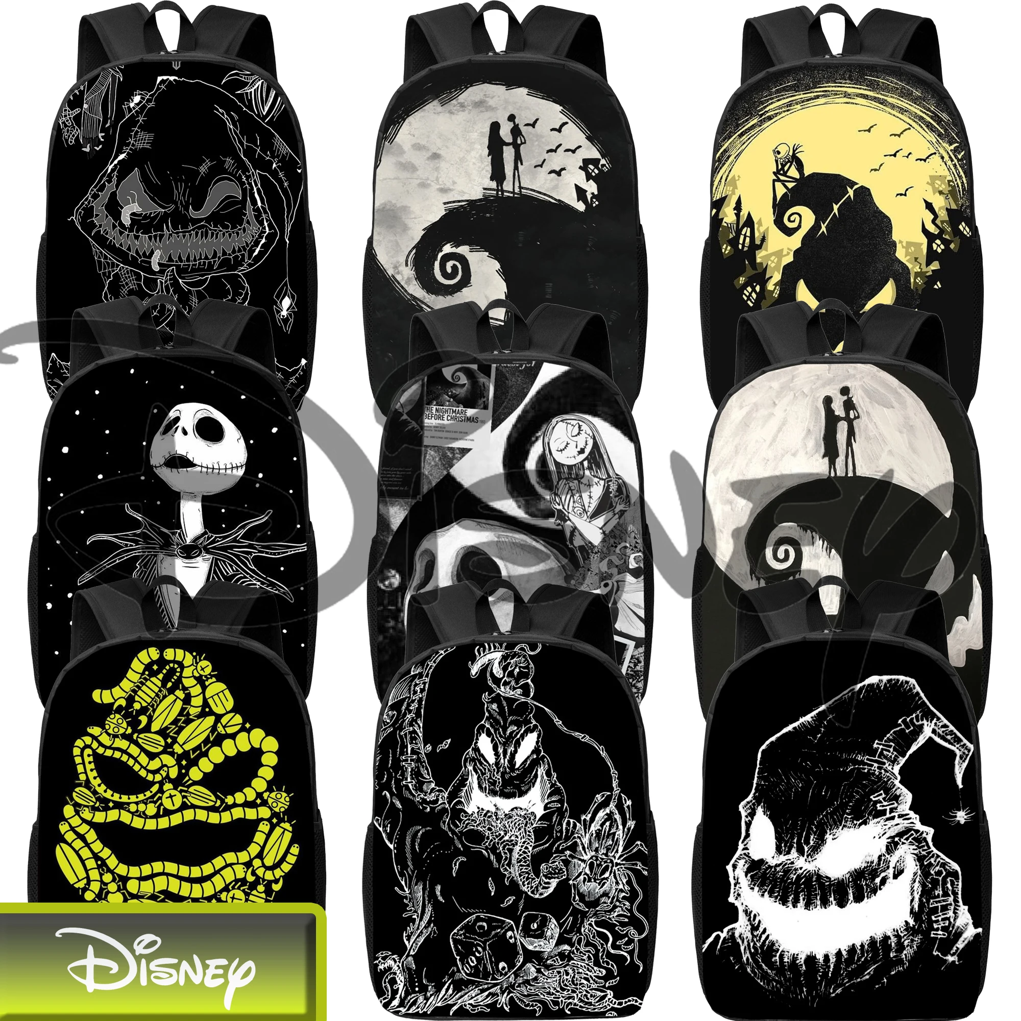 حقيبة ظهر ديزني ذا كابوس قبل عيد الميلاد جاك، حقيبة كاجوال، سعة كبيرة، هدية عالية الجودة، استخدام يومي شخصي