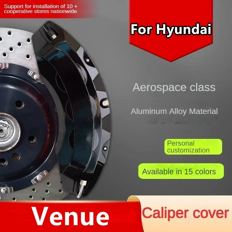 For Hyundai Venue Aluminum Car Brake Caliper Cover 2019