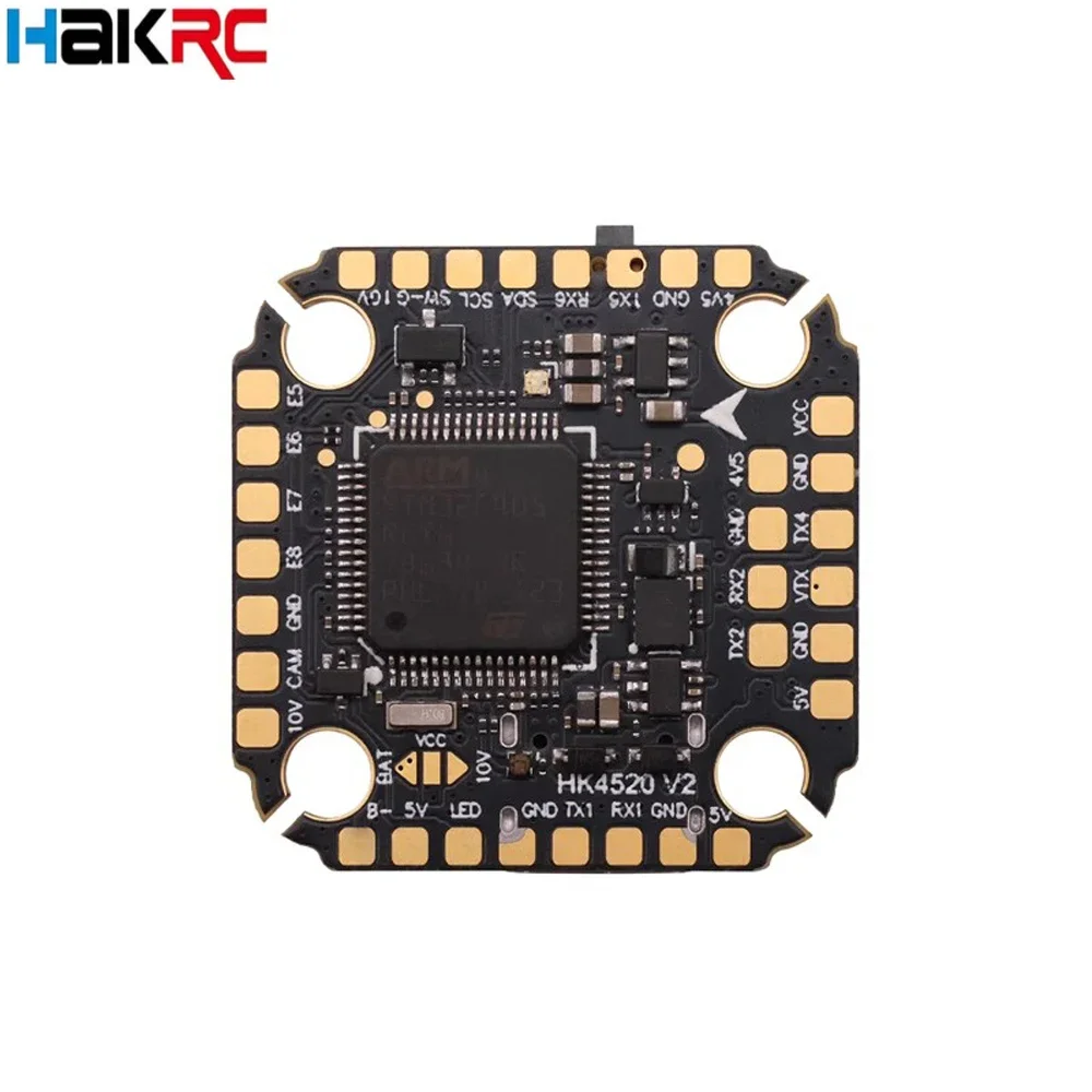 

Мини-Контроллер полета HAKRC F405 V2 ICM42688 с барометром и гироскопом, двойной BEC, 5 В/3 А, 9 В/2,5 А, для радиоуправляемого FPV гоночного Фристайл-дрона