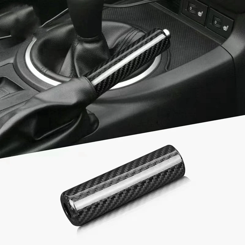 Car Carbon Fiber Hand Brake Cover Hand Handbrake Stickers For Mazda MX-5 2006-2015 Accessories Parts