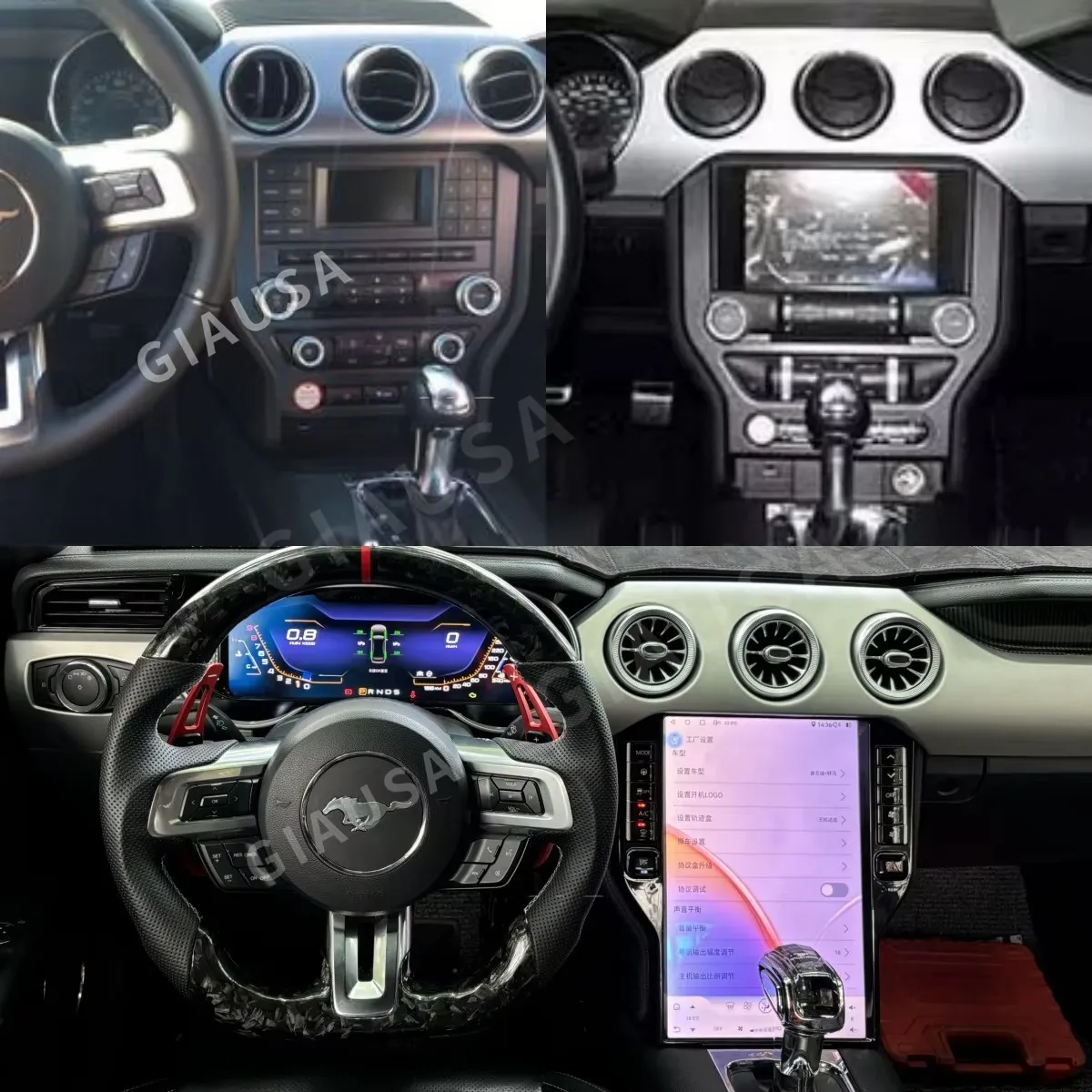 

Android 14 Car GPS Navi Radio For Ford Mustang 2015 2016 2017 2018 2019 2020 2021 Multimedia Video Player GPS Wireless Carplay