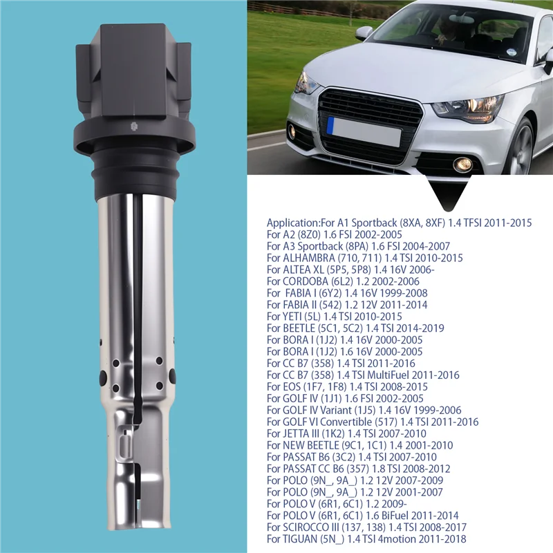 

Ac29-Petrol Ignition Coil Pack 0986221023 036905715F 036905100A For VW Golf Polo Skoda 1.4 1.6