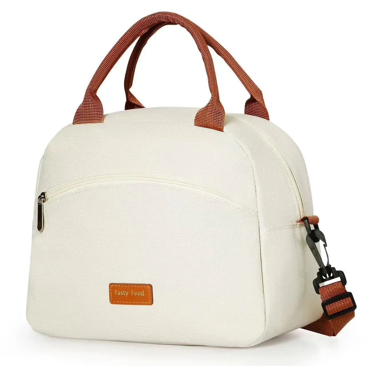 1 Stück wasserdichte Lunch-Taschen, Thermokühler, für Büro, Mahlzeit, Outdoor, Camping, Picknick, isolierte, langlebige Handtasche, Aufbewahrungsbox – Detail 1