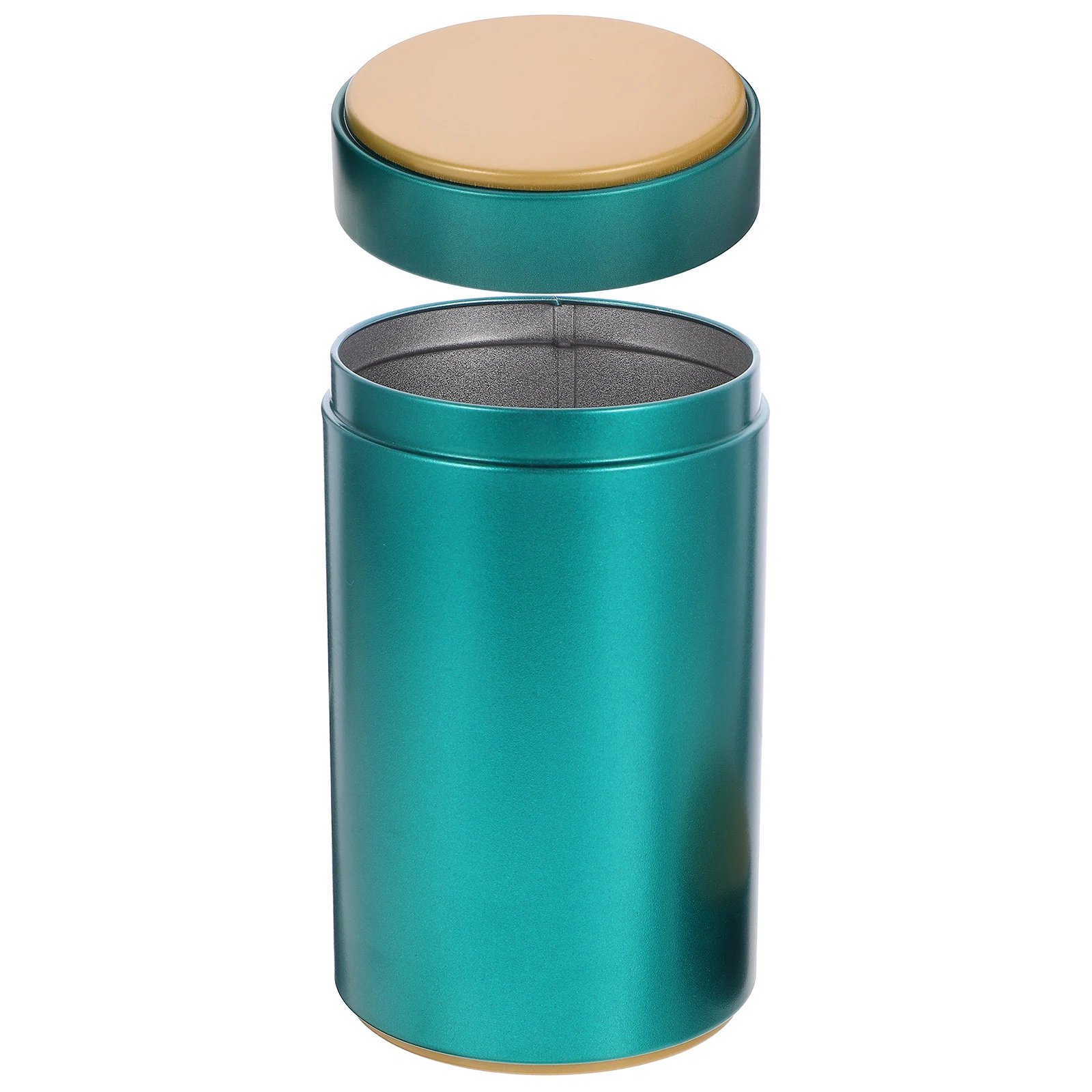 

3 Pcs Tea Tins Loose Leaf Storage Sealed Canisters Airtight Containers Large Mint Green Round Tinplate Jars Kitchen Reusable Dry
