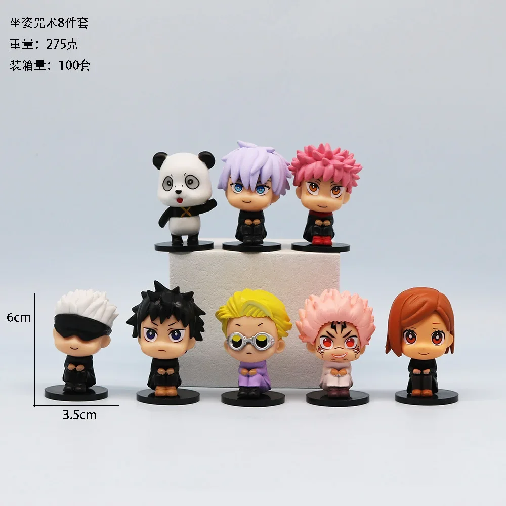 Anime Satoru Gojo Itadori Yuji Kugisaki Nobara Fushiguro Megumi Ryomen Sukuna Nanami Kento Panda Cosplay Garage Kits Xmas Gift