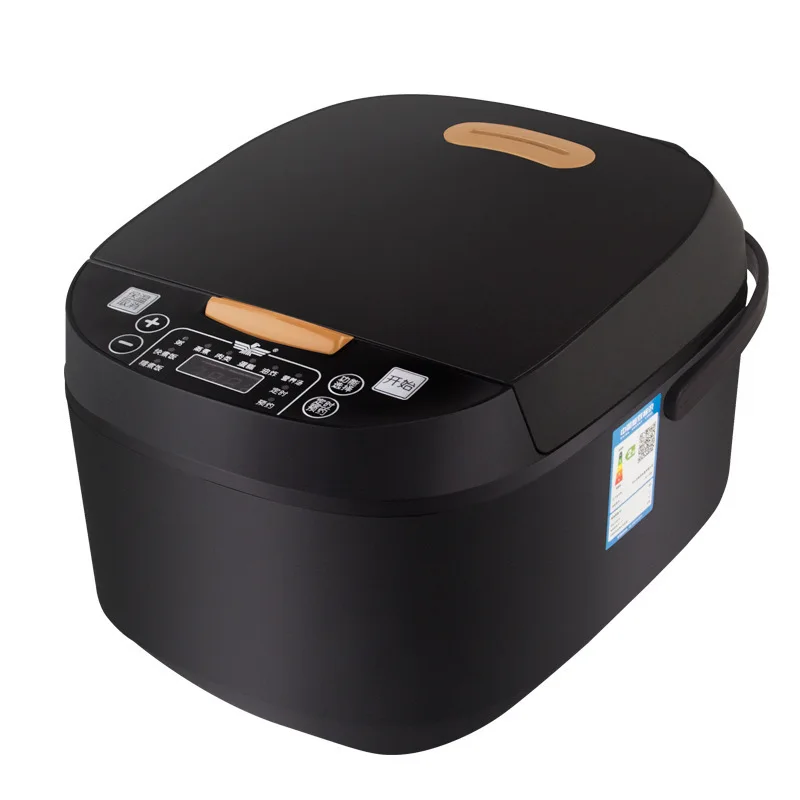 Cuiseur à riz électrique, 5l, grande capacité, ménage Intelligent, cuiseur à riz électrique, récipient chauffant pour la soupe et les aliments régulièrement réservé