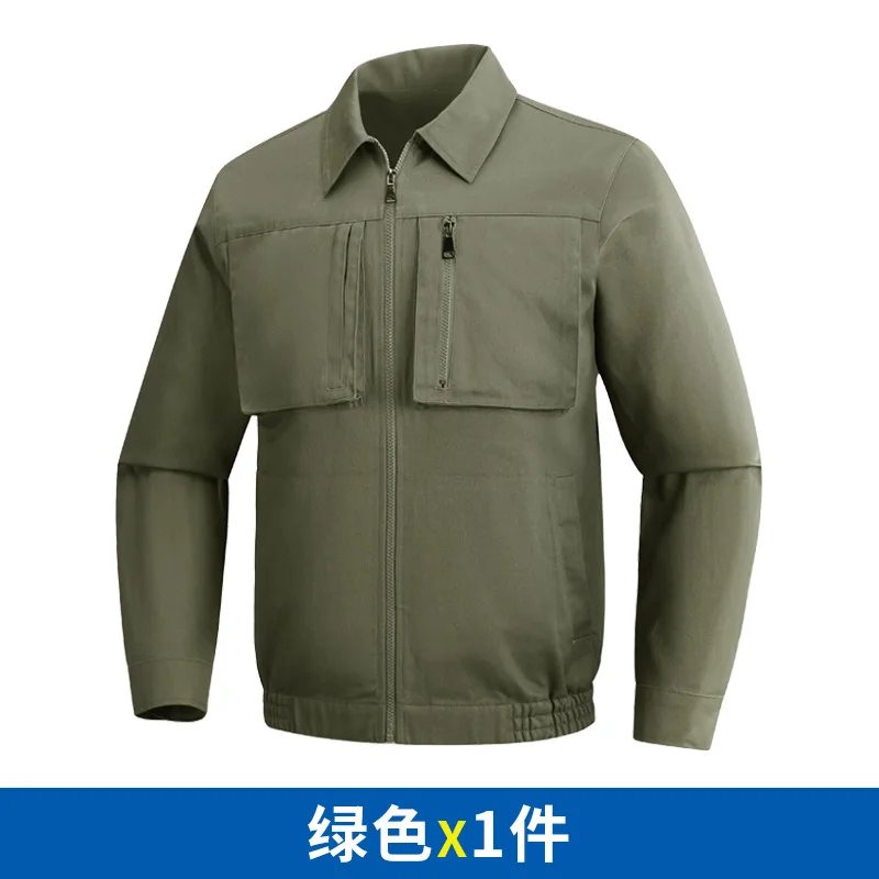 

Men Welding Work Jacket 4 Fan Cooling Cotton 270GSM Heavy Duty Air Conditioner Clothing Outdoor Construction Summer Breathable