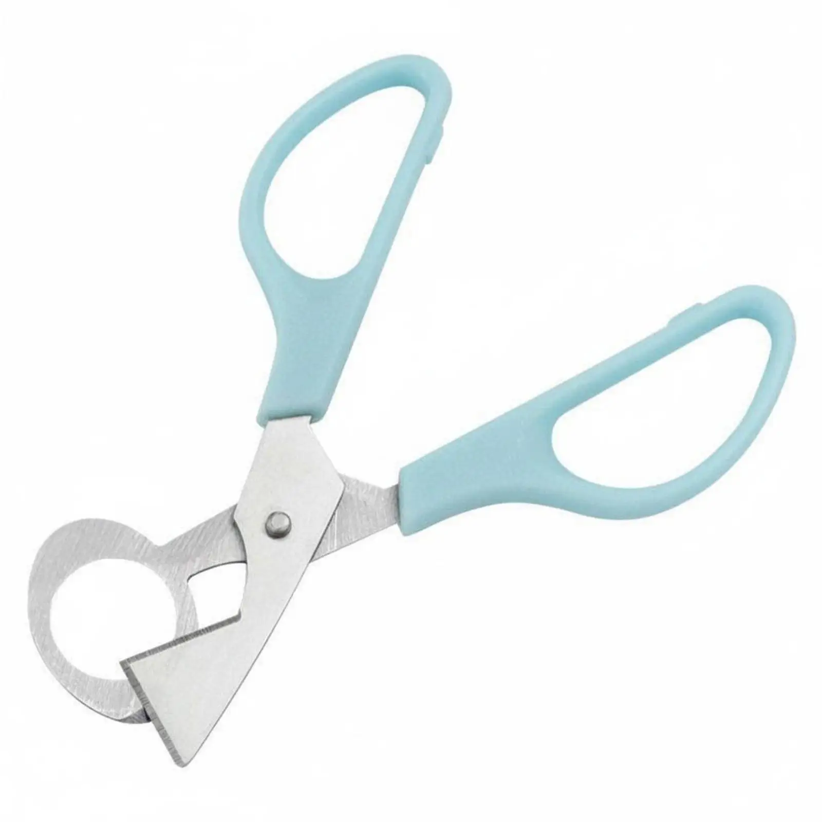 Egg Shell Cutter for Quail Eggs Pigeon Eggs Stainless Steel Edge PP Handle Kitchen Gadget for Chefs