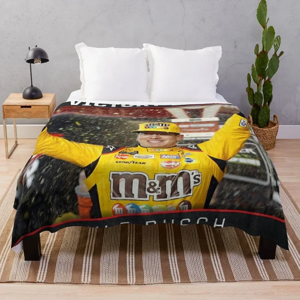 kyle busch racing Throw Blanket blankets ands Kid'S Luxury Designer Blankets