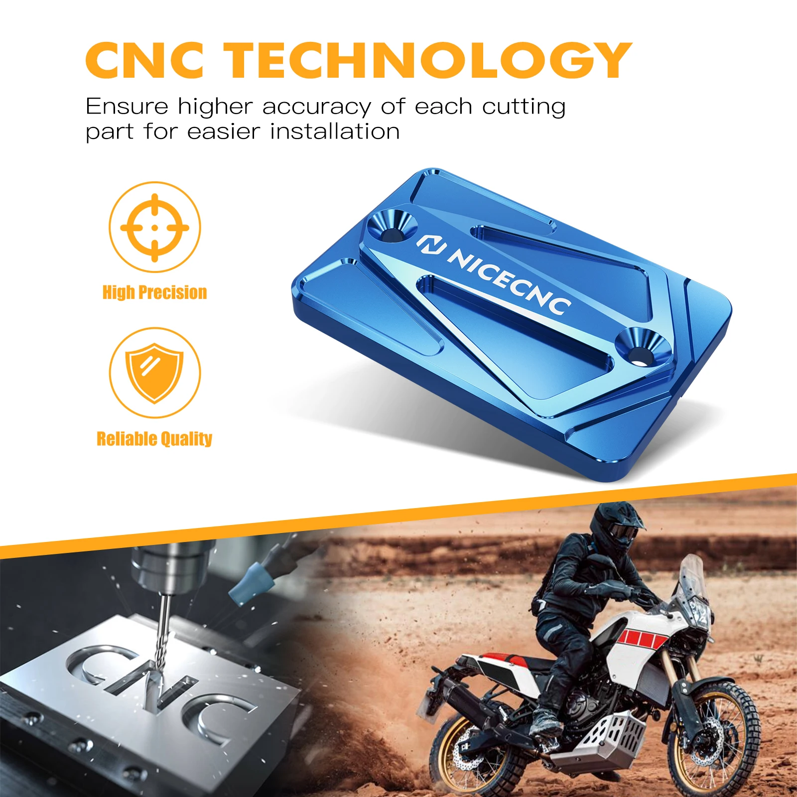 لياماها 2019-2024 Tenere 700 XTZ 700 XTZ07 غطاء خزان الفرامل الأمامية غطاء سوبر Tenere XTZ1200 ES 2014-23 XTZ1200 2012-2018