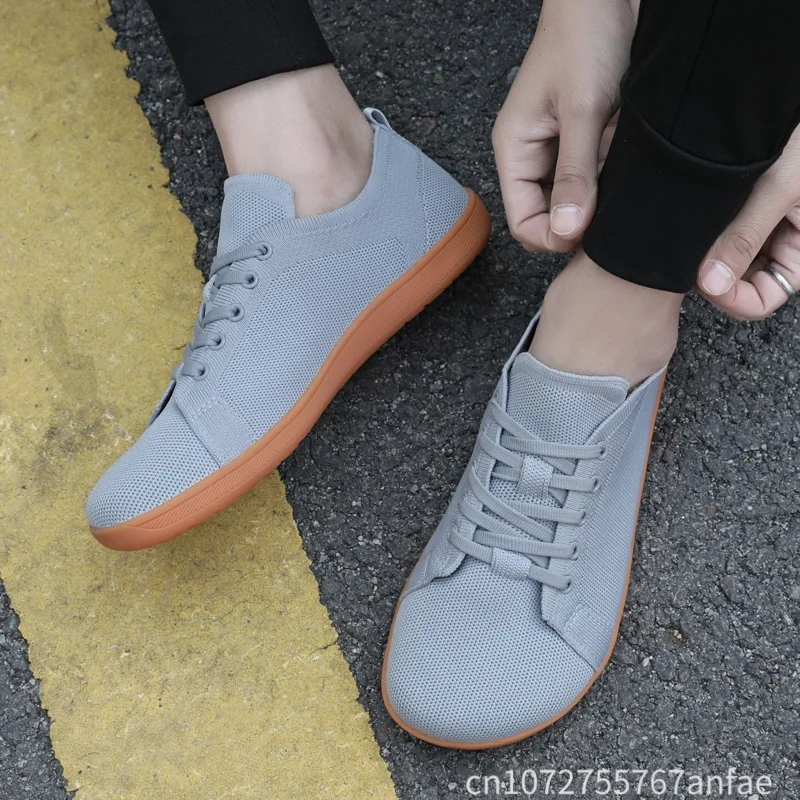 

Mens Womens Wide Toe Barefoot Shoes 2026 New Men Minimalist Walking Sneakers Shoes | Zero Drop Sole | Breathable Mesh Footwear