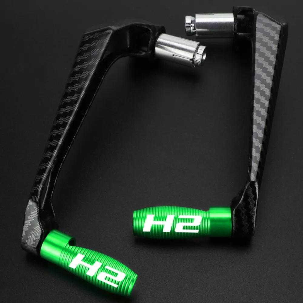 

Motorcycle Hands Guard Brake Clutch FOR KAWASAKI H2 H2R 2015 2016 2017-2023 2022 Levers Protector 22mm CNC Handlebar Grips Ends