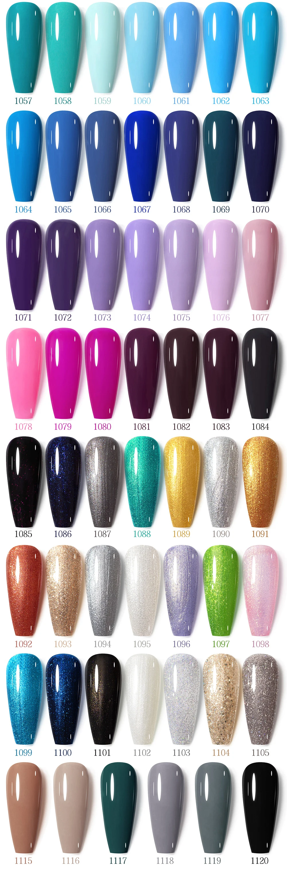 120 stücke/Kit Ven alisa VIP Nagellack # Weihnachts gel 12ml Lack Gel politur glänzend wunderschöne Farbe Nagel Gel Emaille Set – Detail 11
