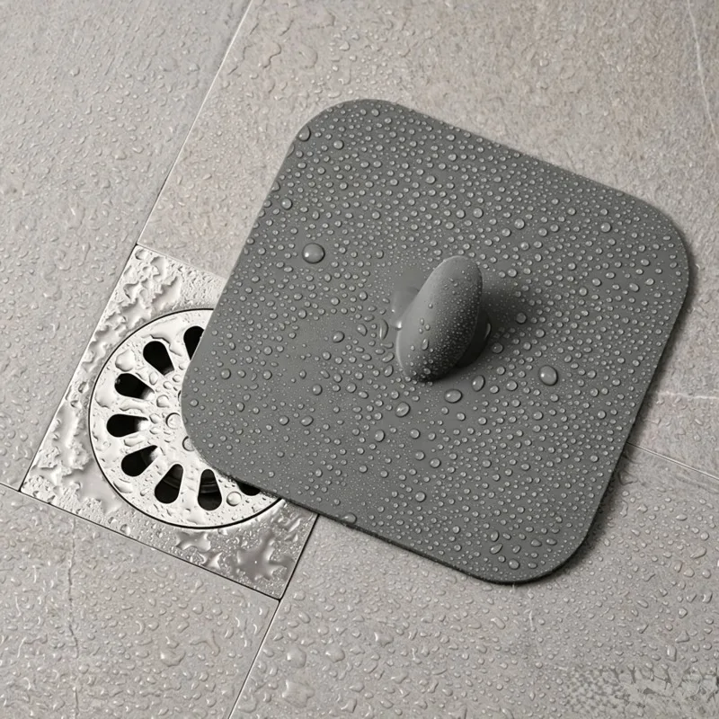 1 PCS Square Drainage Cover with Handle to Prevent Sewer Odor and Insects. Suitable for Bathtub, Sink, Kitchen, Laundry Room