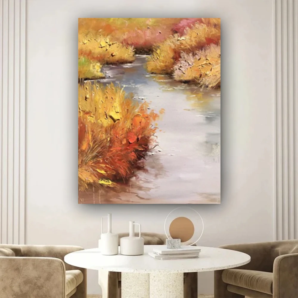 

Handmade Tree Picture Artwork Abstract Colorful oil Paintings Decor Living Room on Canvas Wall Art Pictures For home large mural