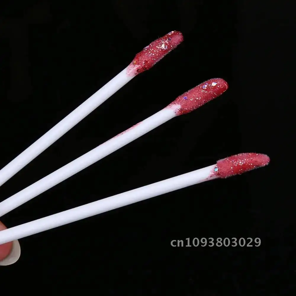 300pcs/lot Wholesale Disposable Lip White Lipstick Gloss Wands Kits Applicator Tool Professional Brushes Lip Perfect Makeup