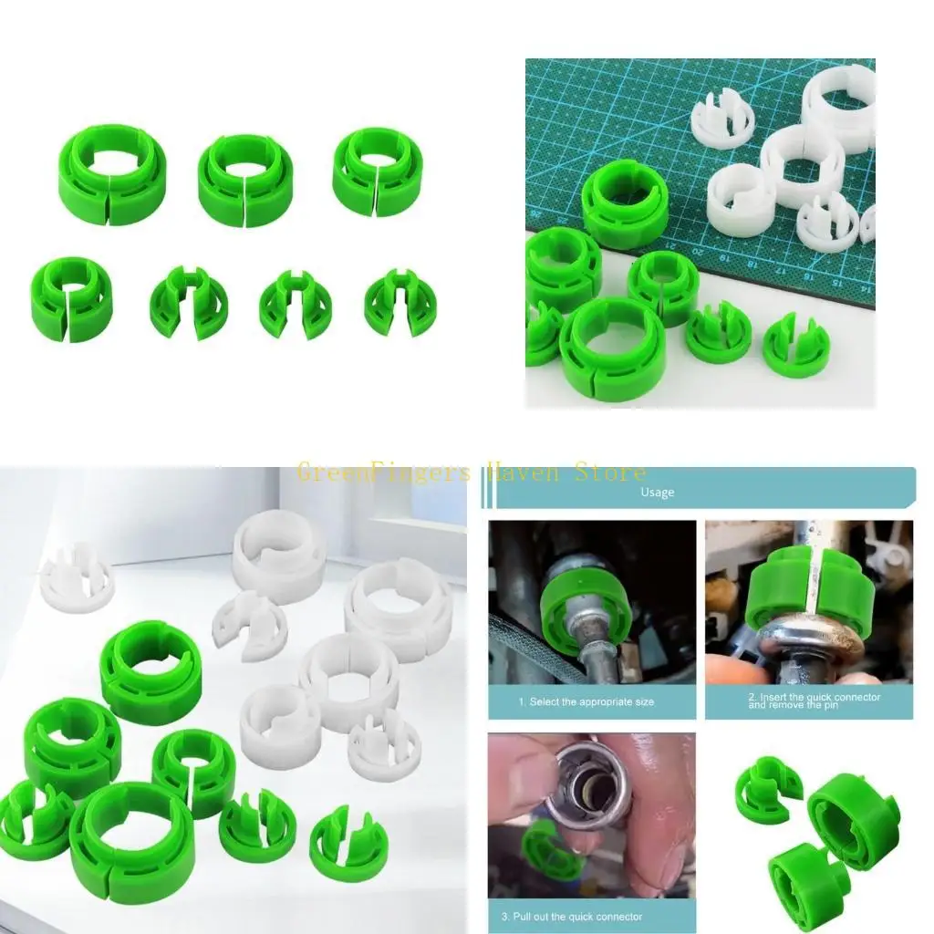 

F68D Automotive HVAC System Pipe Repair Fuels Line Disconnect Tool 7pcs Plastic Tool Suitable For Fast Release Fittings