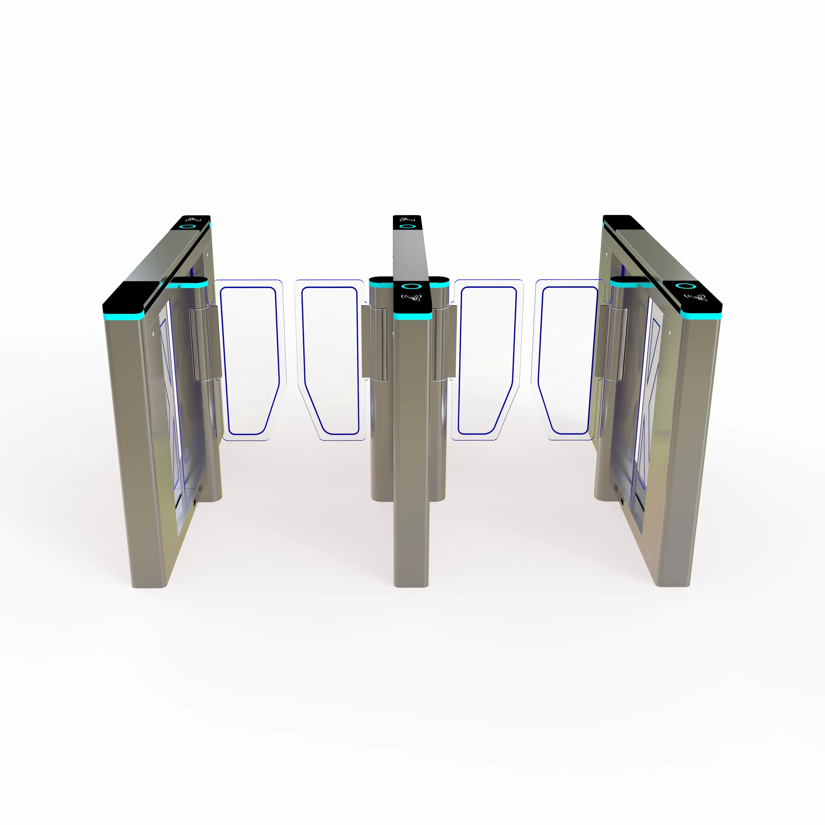 High Quality Fully Automatic Stadium Entrance Security Control Electronic high speed turnstile price