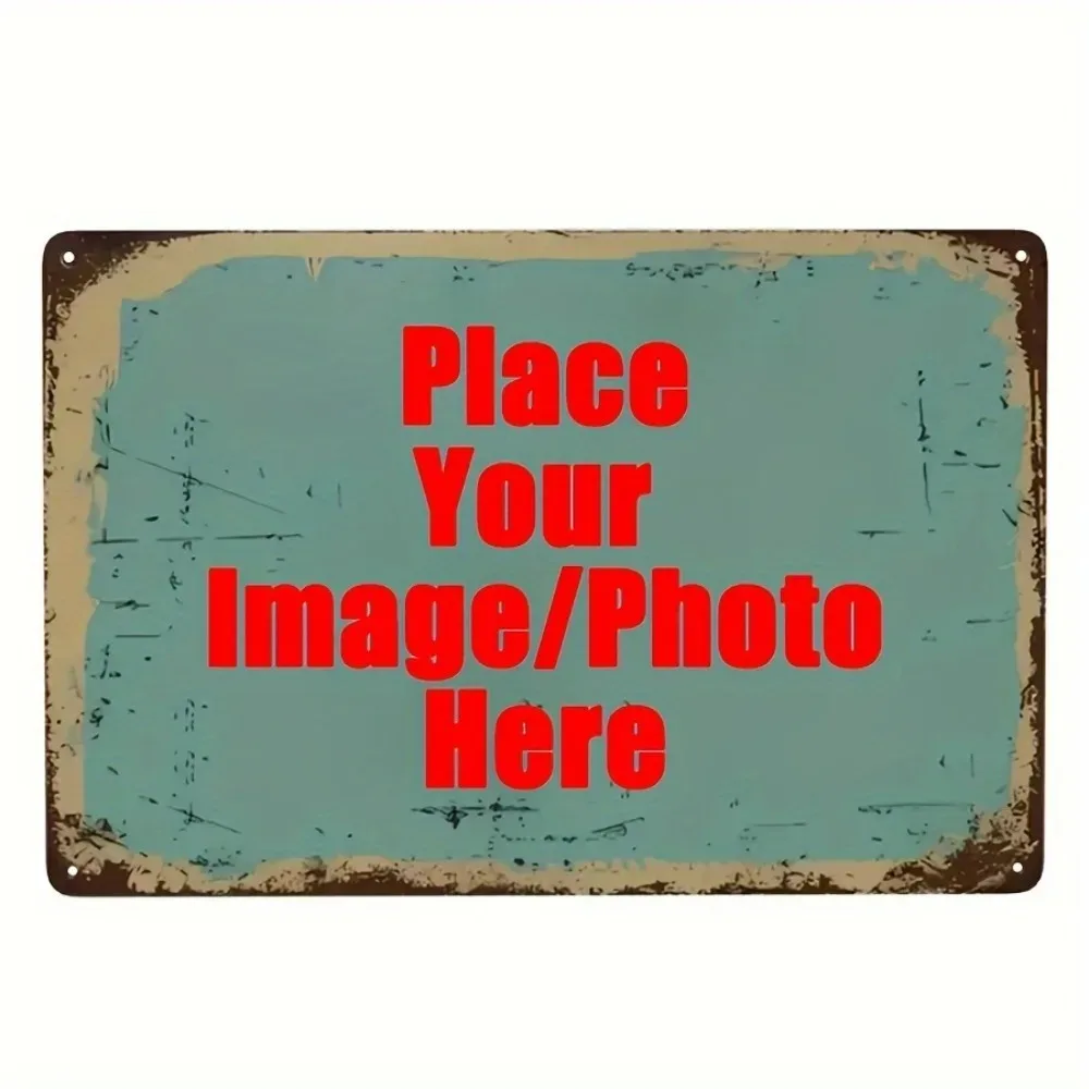 Unique Housewarming Gift Vintage Wrought Iron Plaque [2D Flat] 30.48x8 Inch Customizable Custom Text Pattern Home Office Party W