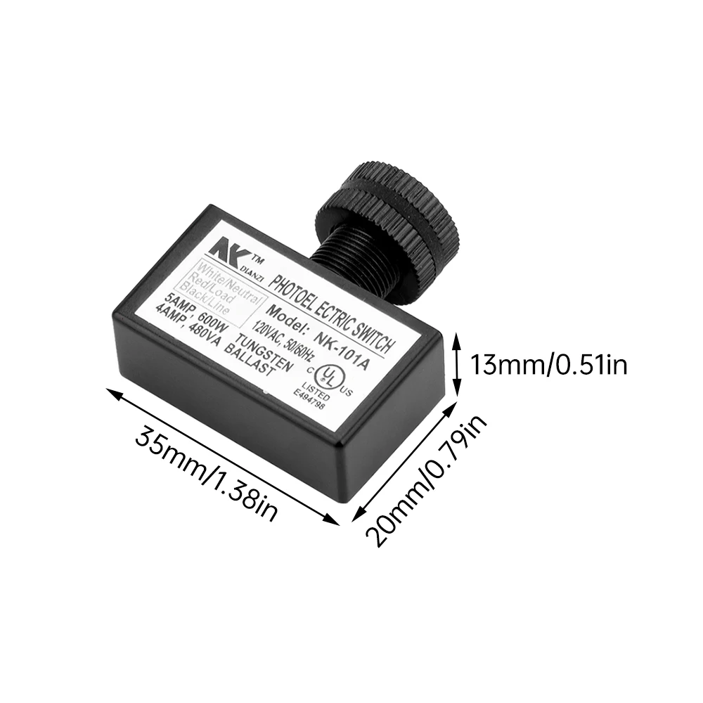 1 commutateur de commande de PCs NK-101A le type thermique bimétallique de puissance élevée 120ylique 50/60Hz