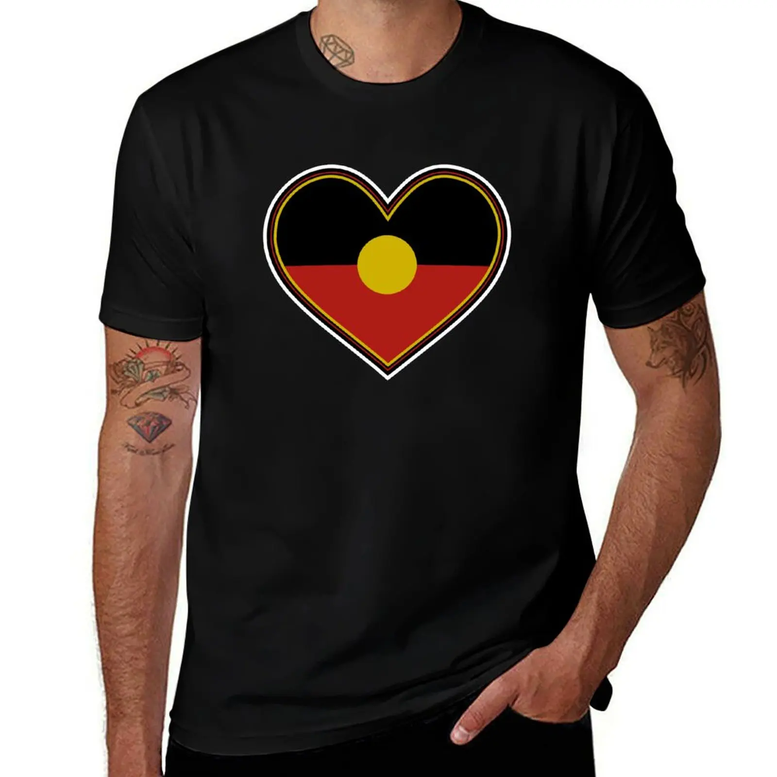 shirts man T-Shirt shirt t man T-Shirt Aboriginal funny shirt luxury man t Heart cotton t