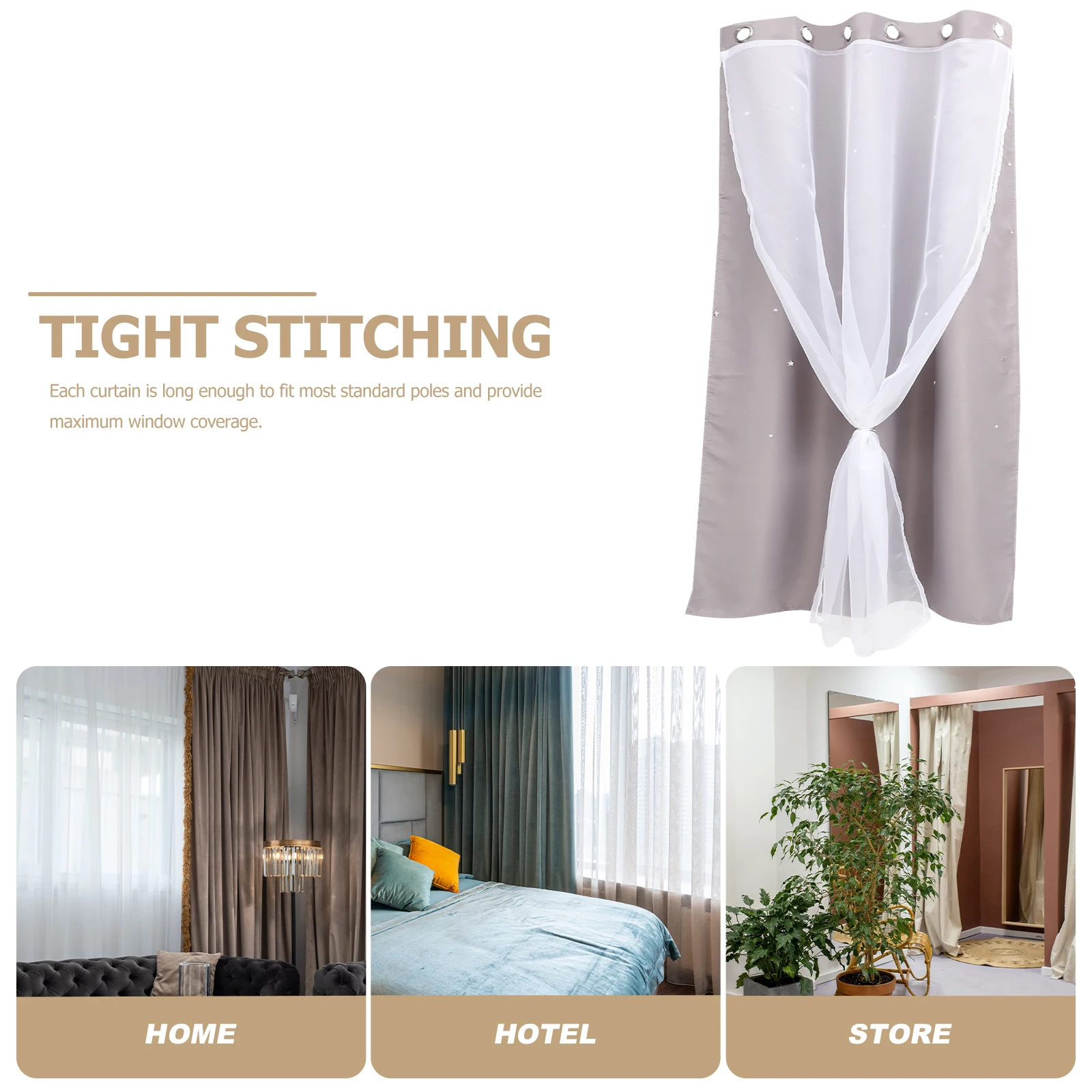 Rideaux occultants roses en dentelle, 100x200cm, princesse étoile, panneaux de fenêtre transparents pour chambre à coucher et salon