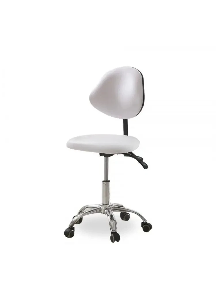 Ergonomic Saddle Chair with Backrest Lifting Dental Lift Chair Sliding Wheelchair Multi Functional Workpiece Stool