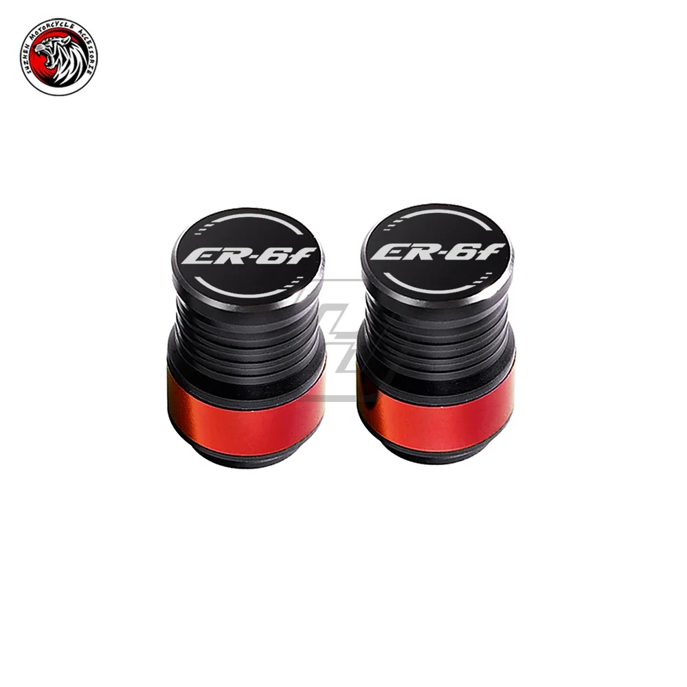 

Motorcycle Accessories Wheel Tire Valve Caps Covers Fits for Kawasaki ER-6F ER6F Rim