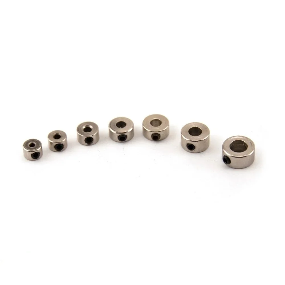 10PCS Metal Wheel Lock Collar Shaft Axle Bushing Landing Gear Stopper Inner Dia 1.6/2.1/2.6/3.1/3.6/4.1/5.1MM for RC Model Parts