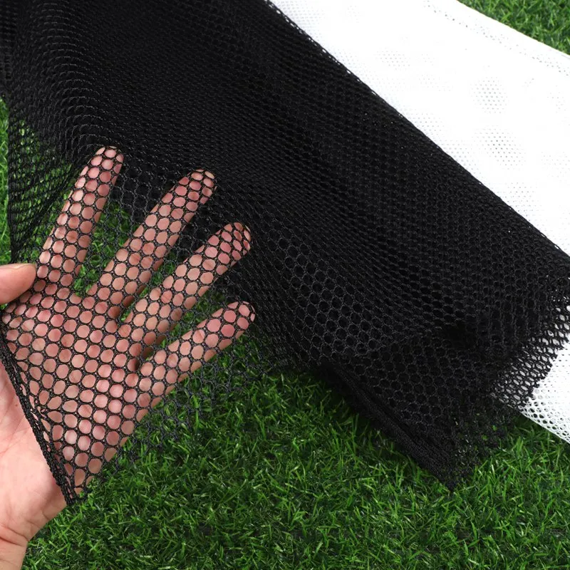 1~7mm Black White Hexagonal Round Hole Nylon Netting Mesh Aquaculture Breeding Fishing Hapa Harper Net