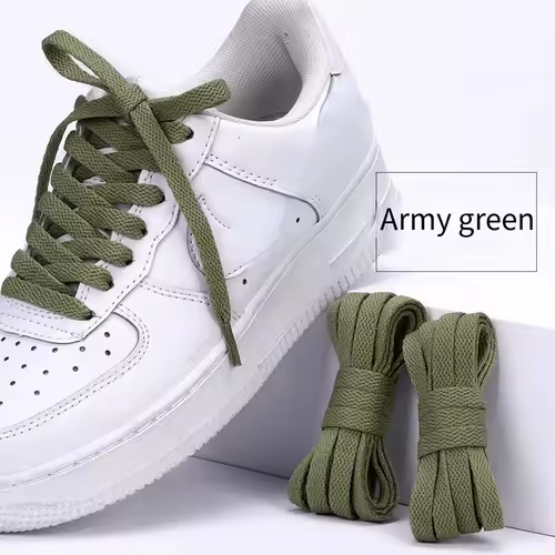 1 pair flat shoes Solid color shoelaces Canvas shoes sports and leisure shoelaces length 100/120/140/160/180cm Shoe accessories - Image 28