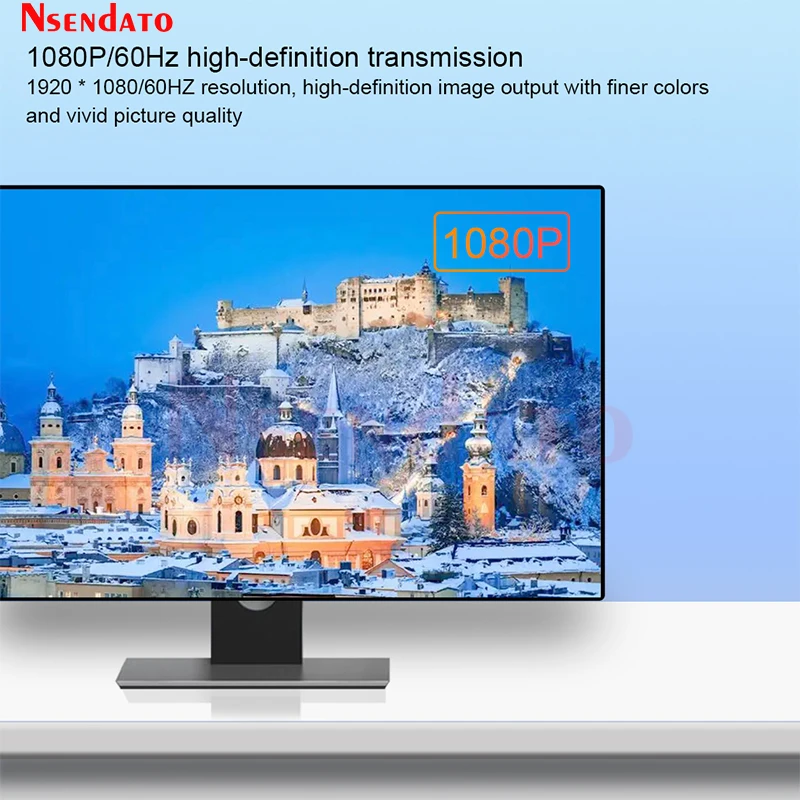 Measy Air Pro 2,4G 5,8G inalámbrico Wifi Compatible con HDMI extensor de Audio y vídeo HDMI transmisor receptor Kit con IR