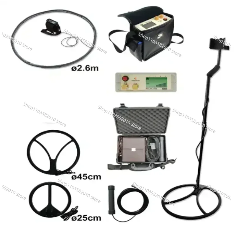 AR6 Gold Detector Machine Pulse Induce High Sensitivity Metal   Detection Depth Waterproof   Dual Coil