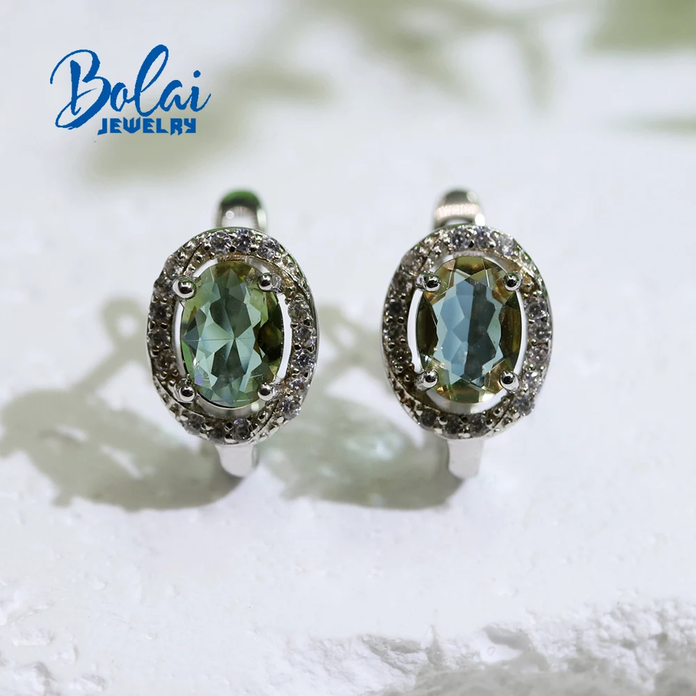 

Classic design Created color change zultanite Earrings simple fashion women's fine jewelry 925 Sterling Silver