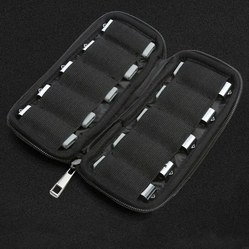 41QA Portable Disk USB Drives for Case Shockproof Travel Protective Storage Bag 6/10 Slots