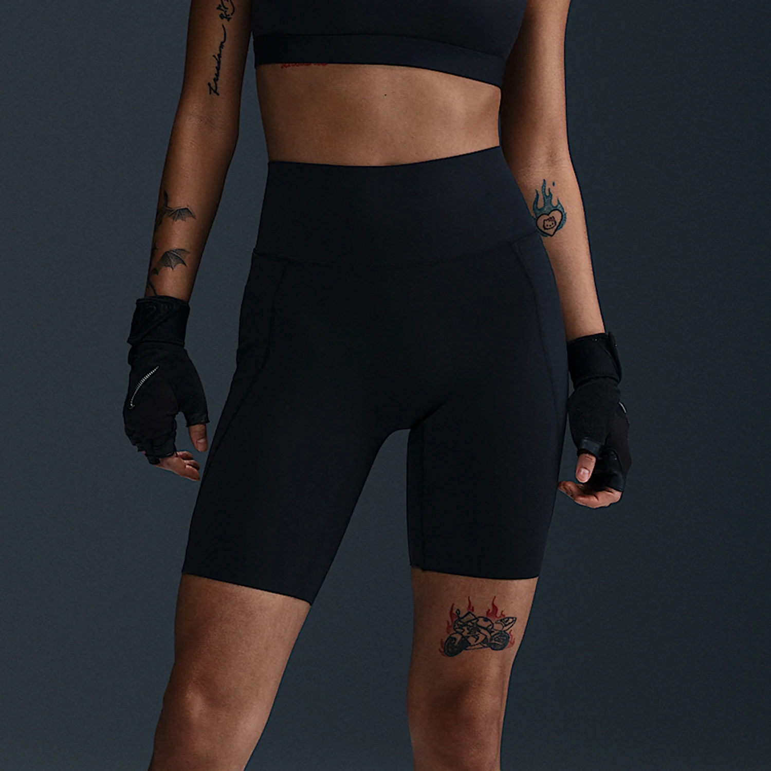 

Nike Authentic Summer New Women's Yoga Fitness Tight Shorts HQ6824-010