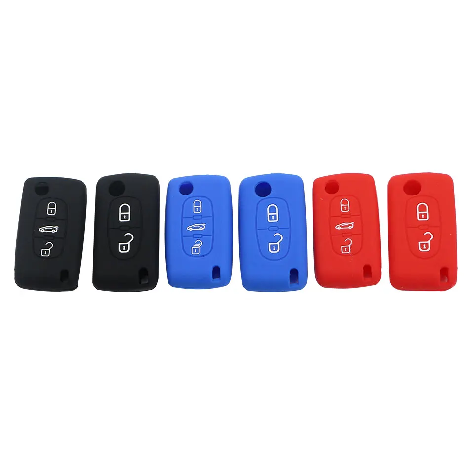 2/3 Buttons Car Key Case Shell for Peugeot 307 407 308 607 for Citroen C2 C3 C4 C5 C6 C8 XSARA PICA CE523 HU83 CE536 VA2